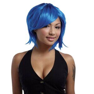 Sweet Shag Wig – Royal Blue Short Costume Wig – Adult One Size – NWT